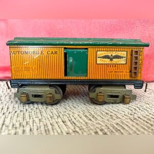 American Flyer,Pre War "O" Scale Baggage Car U.S.R.R. 1108, Rare Red Circa 1930.